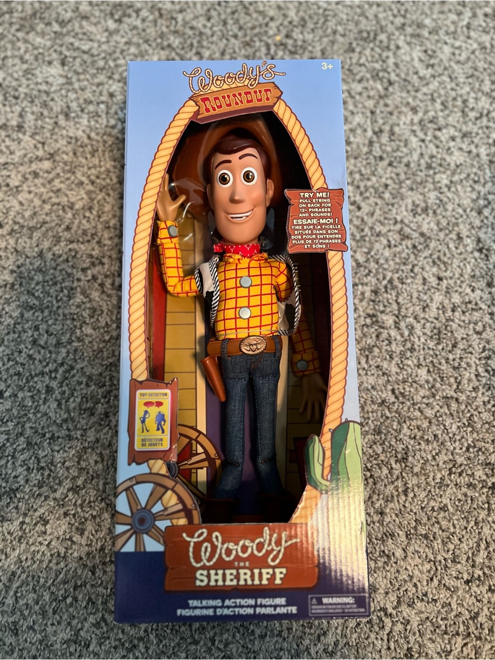 Disney Woody the Sheriff Action Figure - Yellow/Brown/Blue